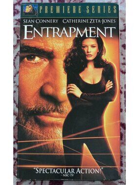 Entrapment (VHS, 1999 Premiere Series) Sean Connery, Catherine Zeta-Jones Action